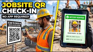 Easy-to-Use Jobsite Check-In: Mobile QR & Badge Scanning (No App Needed) | Safe Site Check In screenshot 2
