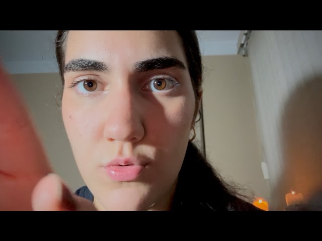 ASMR cuidando de você até dormir 😴 limpeza de pele, cabelo e atenção pessoal