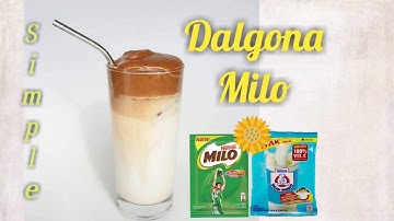 Milo Dalgona without Whipped cream