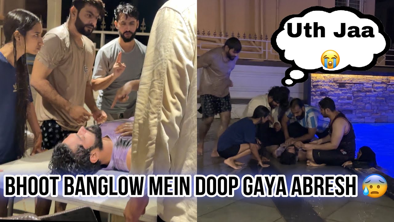 Bhoot Banglow Mein Abresh Doob Gaya 😰 | Kiss Hojati Zeeshan Ki | Prank | Fokats | Abresh & Zeeshan