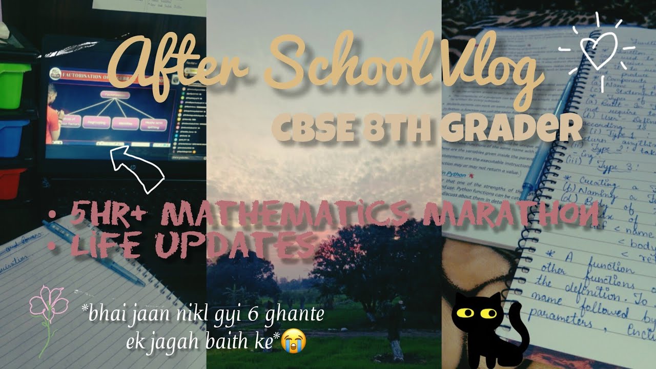 School ke baad bhi pdhayi rukti hee nhi 😭📚 | Class 8 CBSE | After school 💤💃🏼