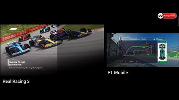 Real Racing 3 vs F1 Mobile Racing | F1 season 2022