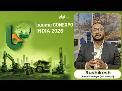 Industrial Radio Remote Controls and RAS Wireless | Rushikesh | Wire| bauma CONEXPO INDIA 2026