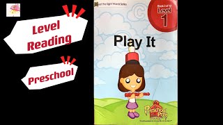Preschool level reading | Meet the sight words | level 1 book 2 Play it
