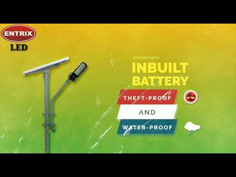 Semi Integrated Solar Led Street Light Video