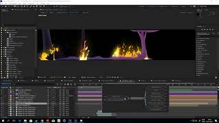 Cartoon fire in After Effects