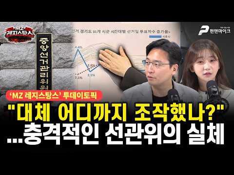 "대체 어디까지 조작했나?"...충격적인 선관위의 실체 [출연:목격자K, 장동란TV┃선우윤호의 MZ레지스탕스]