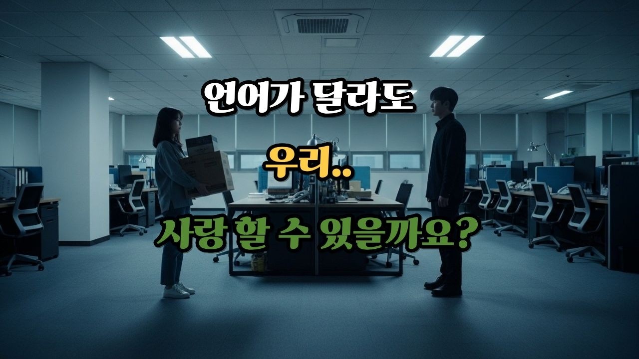 외국인을 좋아했습니다..언어가 달라도 사랑할 수 있을까요?