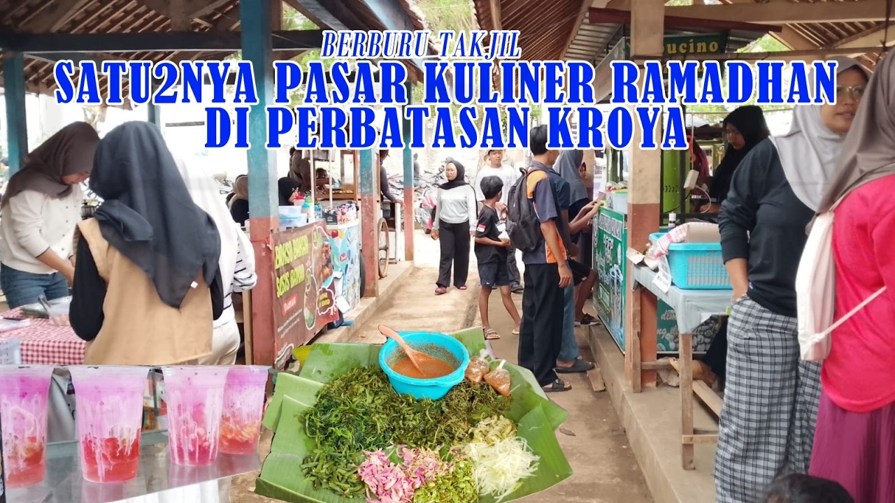 Satu2nya Pasar ndeso yang disulap jadi pasar kuliner ramadhan #kuliner #pasartradisional #food