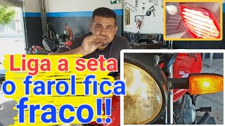Farol fica fraco quando pisa no freio ou liga o pisca veja as possíveis causas screenshot 2