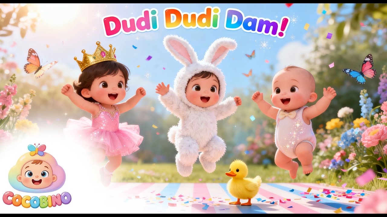 Dudi Dudi Dum Dum 💥 | Cute & Funny Kids Dance | Baby Dance Party 🎉