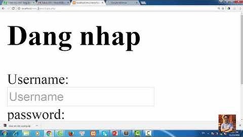 Tạo chức năng đăng nhập theo mô hình MVC