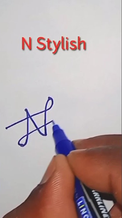 '' N ' Letter Beautiful Signature 😱 || N Signature Style #viral #shorts #youtubeshorts #signature