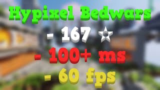 How A 167 Stars, 100+ ms, 60 Fps Bedwars Game Looks Like