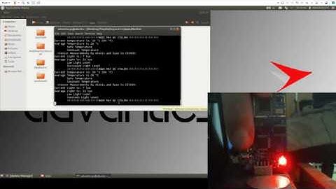 Demonstrating Our more complex TinyOS program running
