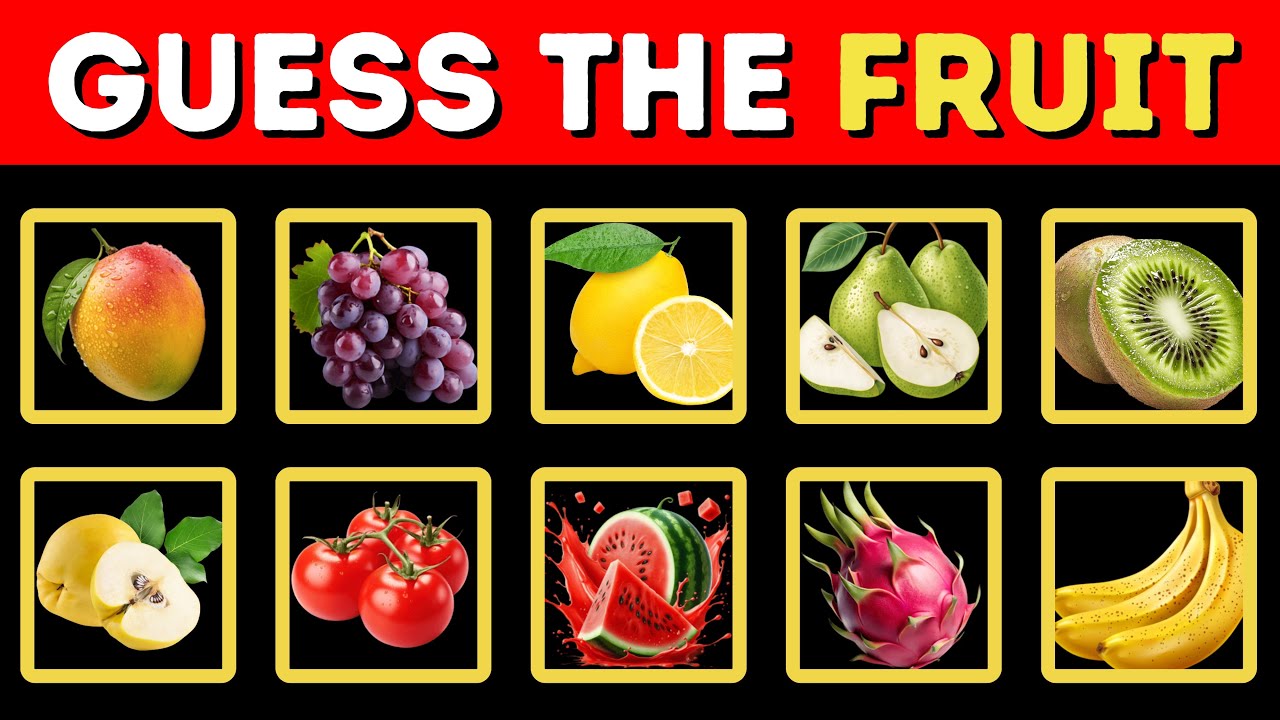 Guess the fruit challenge | fruit Quiz challenge 