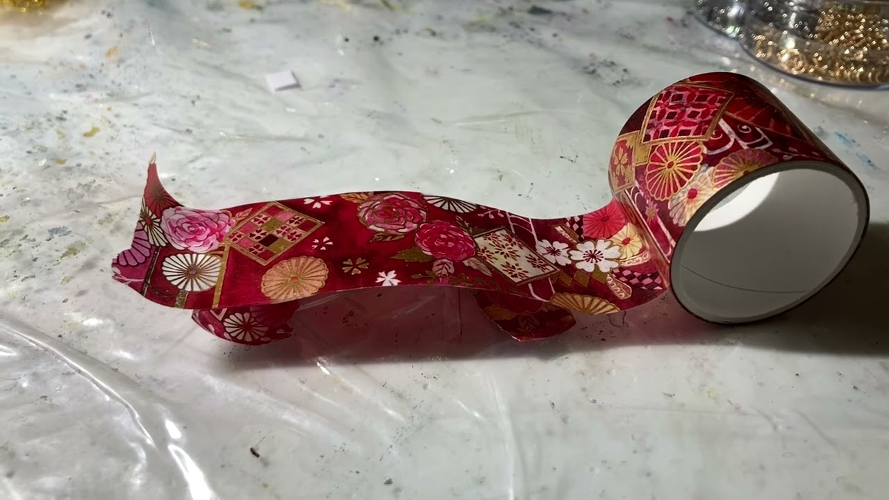 Washi Tape Earrings The Easy Way