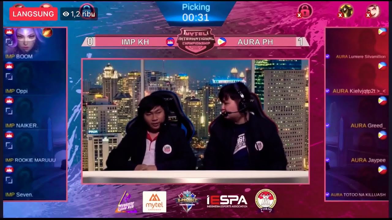IMPUNITY KH vs AURA PH Game 2 MYTEL International Championsip