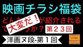 映画チラシ 福袋 第２3回【洋画ヌ段-第１回】どんな作品が紹介されるでしょうか？#映画チラシ #洋画 #映画 #映画フライヤー【769本目の動画】