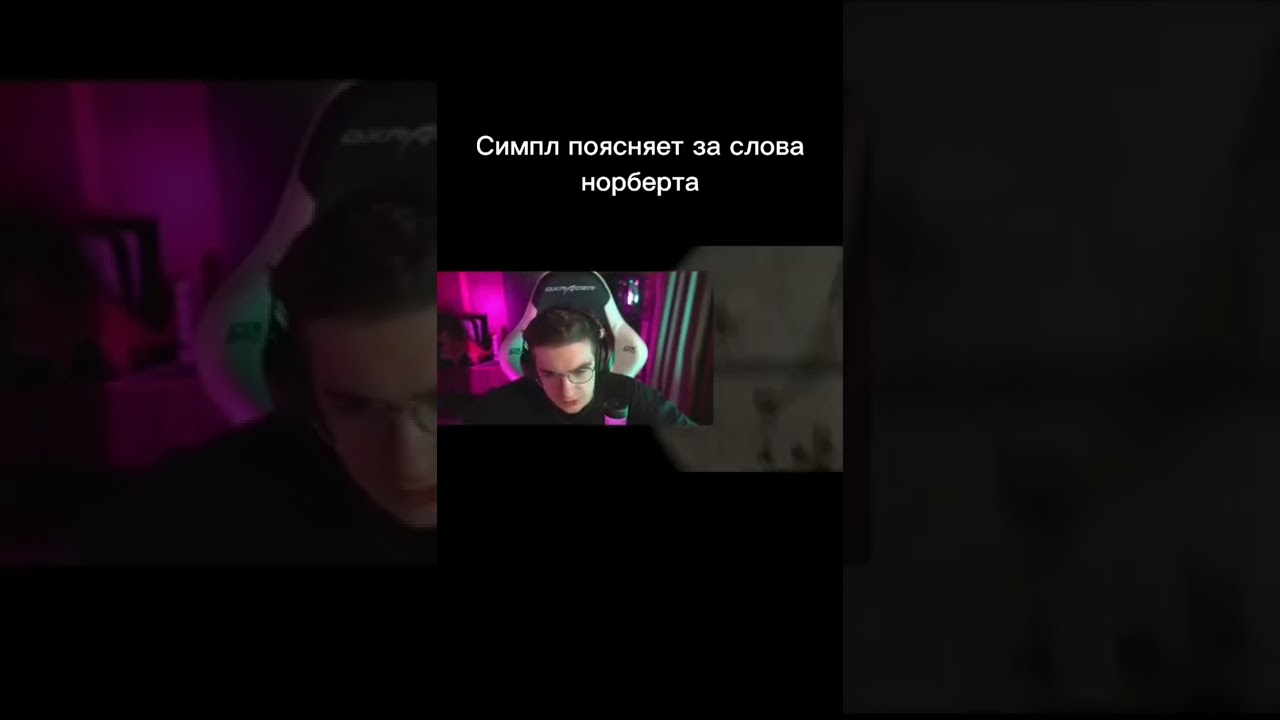 Симпл поясняет за слова Норберта 🤟