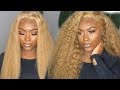 🍯Honey Blonde Hair For Chocolate Women(No Dye Needed)| Wig Install + HairTransformation| EayonWigs