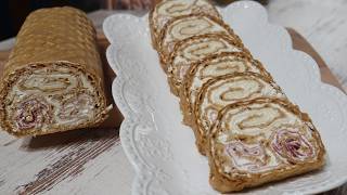 SLANI ROLAT! Najbrže napravljen rolat! Bez pečenja! Slani rolat sa oblandama!