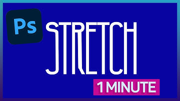 How to Stretch Text in Photoshop! 1 Minute Easy Tutorial