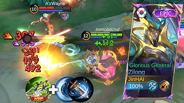 WTF DAMAGE!!! ZILONG NEW BEST ONE HIT DELETE BUILD 2025