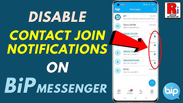 How to Disable Contact Join Notifications on BiP Messenger