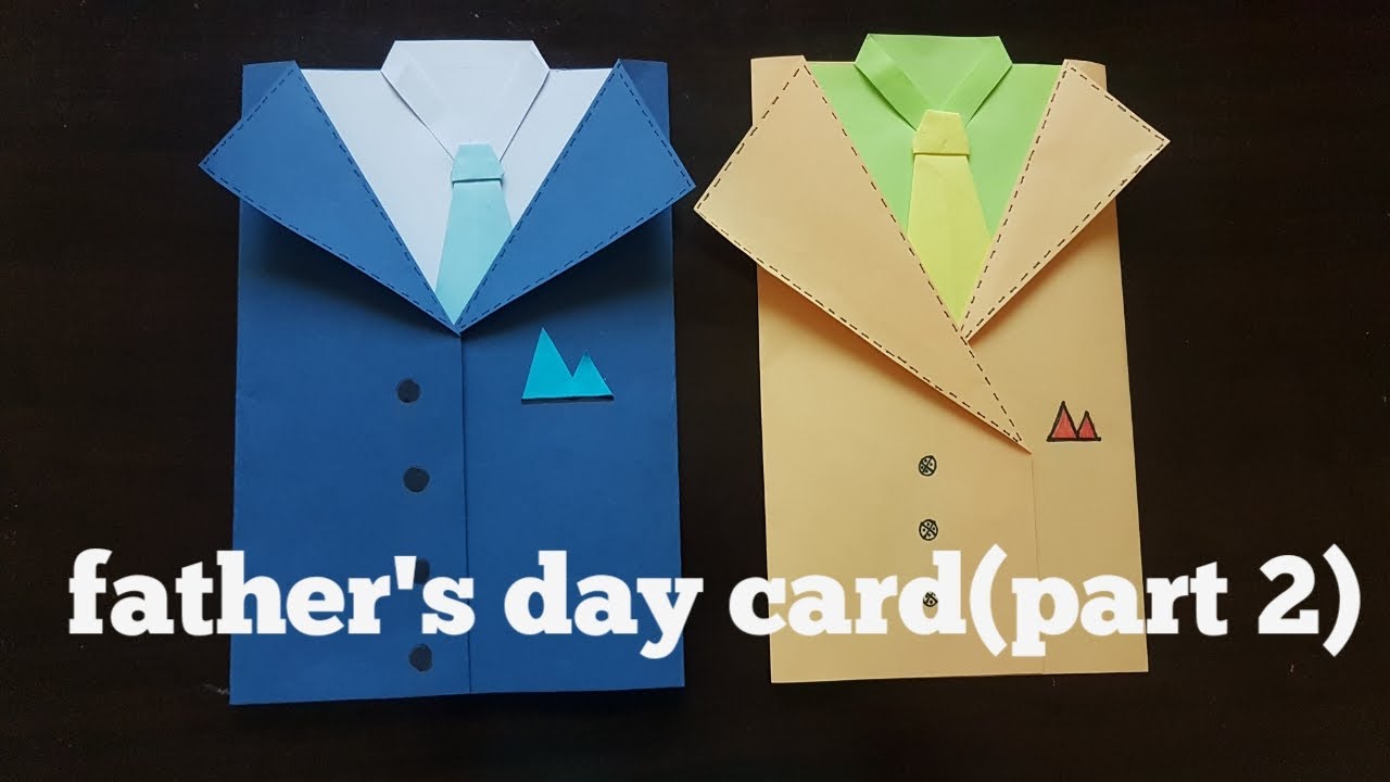 Father's day card (Blazer Card) - YouTube