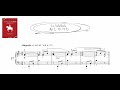 F.ブルグミュラー《25の練習曲》第17番「おしゃべり」 【楽譜動画】