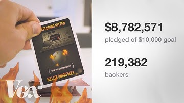 Crowdfunding, explained by Exploding Kittens