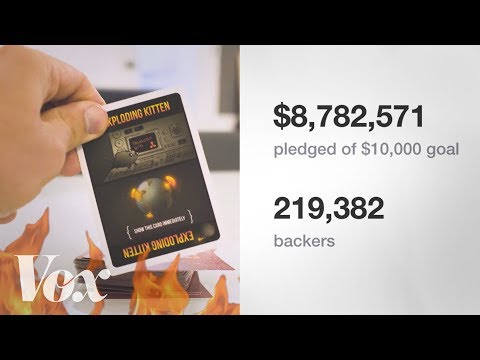 Crowdfunding, explained by Exploding Kittens