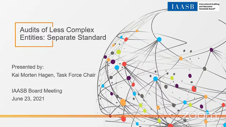 June 2021 IAASB Quarterly Meeting Wednesday (2) Session (LCE Standard)