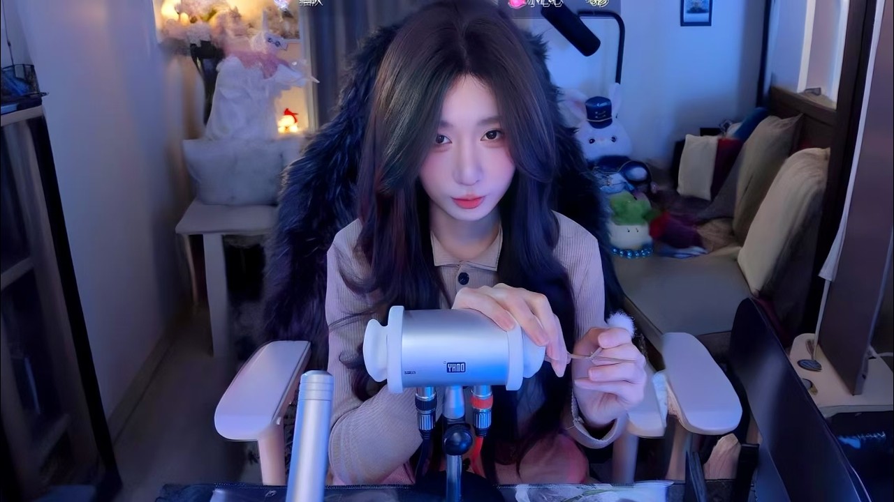 【ASMR 3dio】芒果（无人声）  清洁耳道 放松身心   搓麦 棉签掏耳