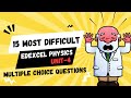 15 Most Difficult Edexcel Physics Unit-4 Multiple-Choice Questions
