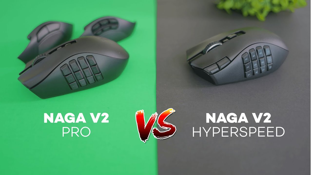 Razer Naga v2 Pro vs Naga v2 Hyperspeed