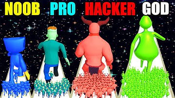 NOOB vs PRO vs HACKER vs GOD Monsters PvP Arena