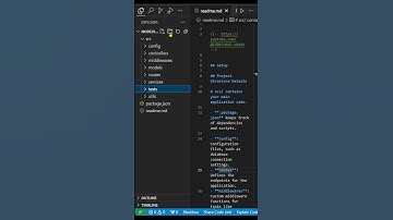 Node.js Project Folder Structure Setup | Part 2 | #javascript  #coding  #development