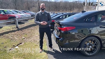 BMW Kick To Open Tailgate