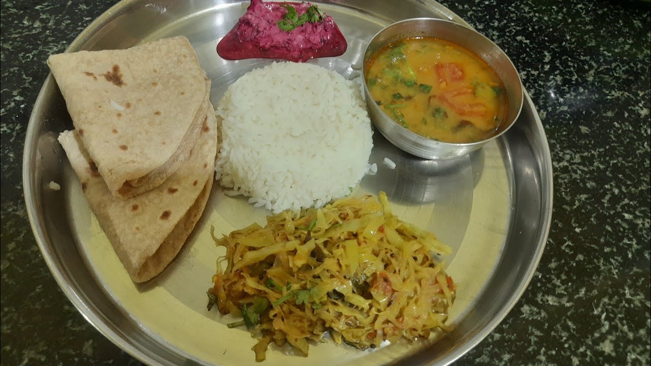 Cabbage ki Sabji,Daal fry in Dinner live