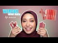 WARDAH VELVET MATTE LIPSTICK SWATCHES |