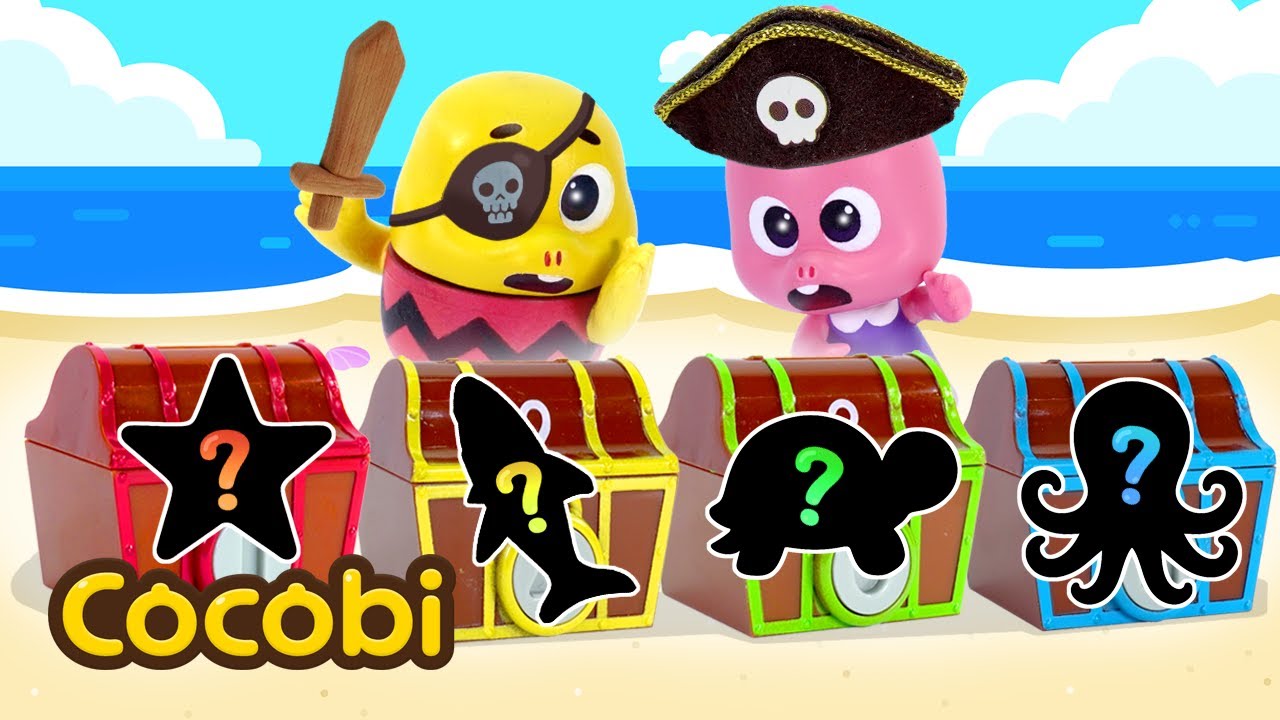 What's inside the treasure chest? Let's go color hunting! EP8