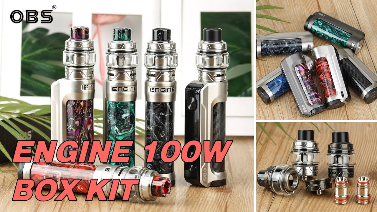 Unboxing OBS ENGINE 100W Box Kit | 3 Batteries Support | Elegomall