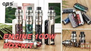 Unboxing OBS ENGINE 100W Box Kit | 3 Batteries Support | Elegomall