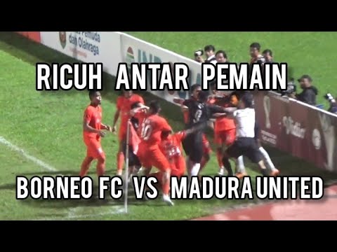 Full Video RICUH ANTAR PEMAIN Piala Presiden2022 | Std Segiri Samarinda | Borneo FC vs Madura United