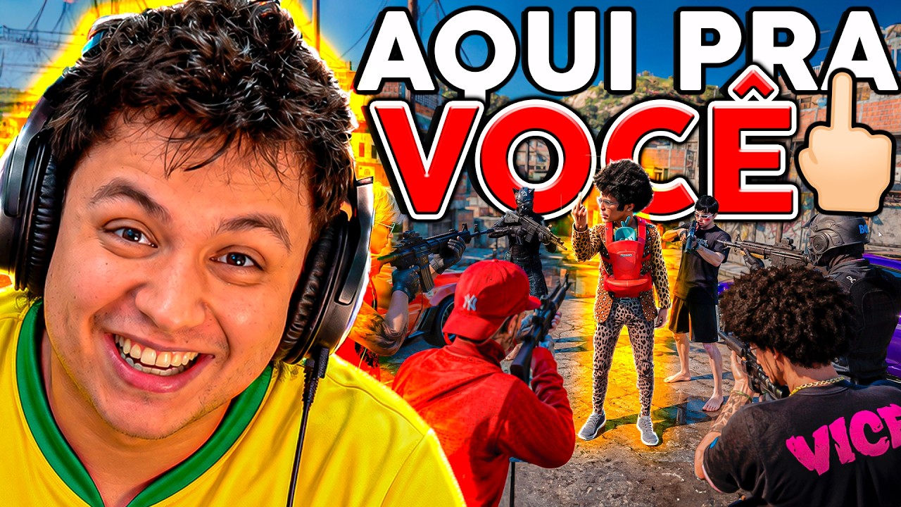 ARRUMEI TRETA na QUEBRADA 😂 GTA RP (Paulinho o LOKO)