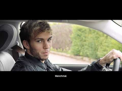 Pierre Gasly fährt den Honda e