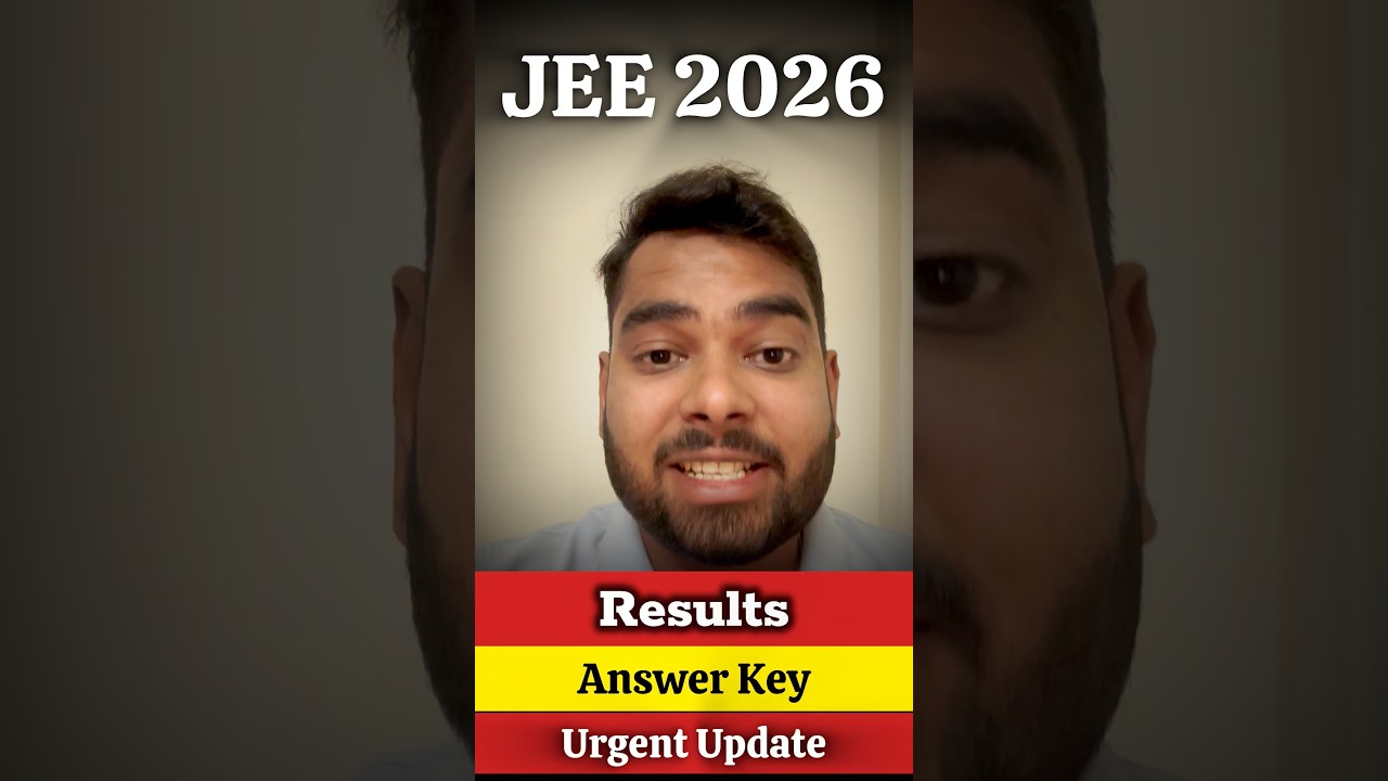 Answer Key & Result Date NTA Official Update🚨 | JEE Mains Result 2026 | Answer key | Response Sheet