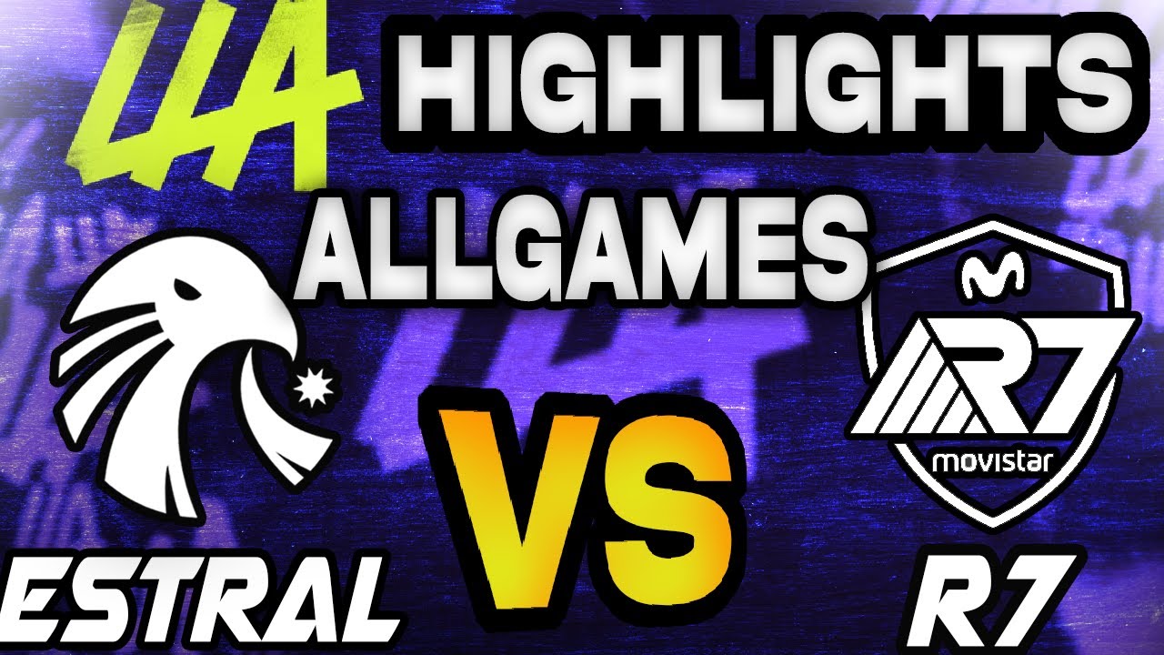 ESTRAL ESPORTS VS RAINBOW7 GAMES HIGHLIGHTS - LEAGUE OF LEGENDS - LLA DÍA 1 2024